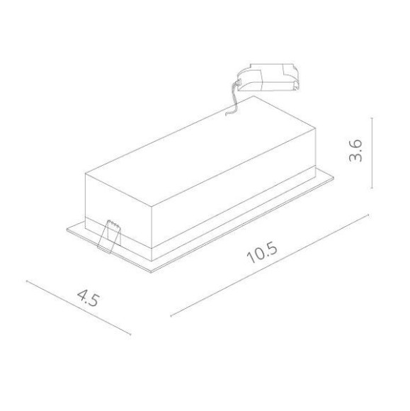Точечный светильник Grill A3153PL-3BK