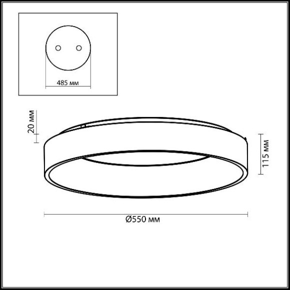 Потолочный светильник Sole 4062/50CL Потолочный светильник Sole 4062/50CL
