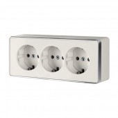 Розетка Накладные механизмы Gallant слоновая кость WL15-02-05