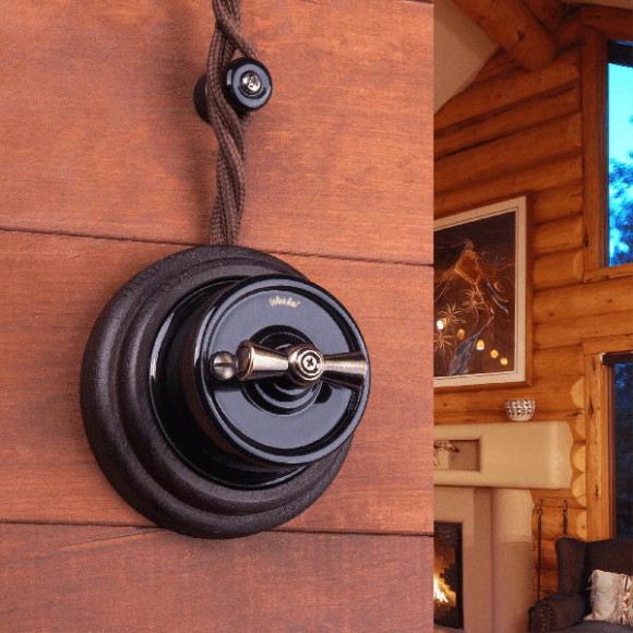 Изолятор Накладные ретро механизмы Ретро черные WL18-17-02