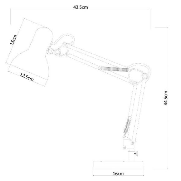 Офисная настольная лампа Junior A1330LT-1MG Офисная настольная лампа Junior A1330LT-1MG