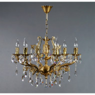 Подвесная люстра Ferro 8828/6 AB Tear Drop