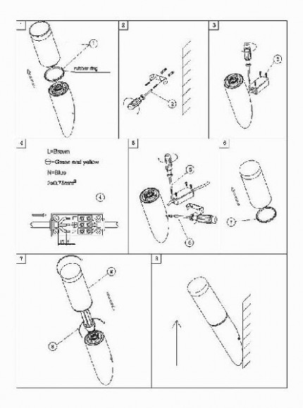 Настенный светильник уличный Boston 3157