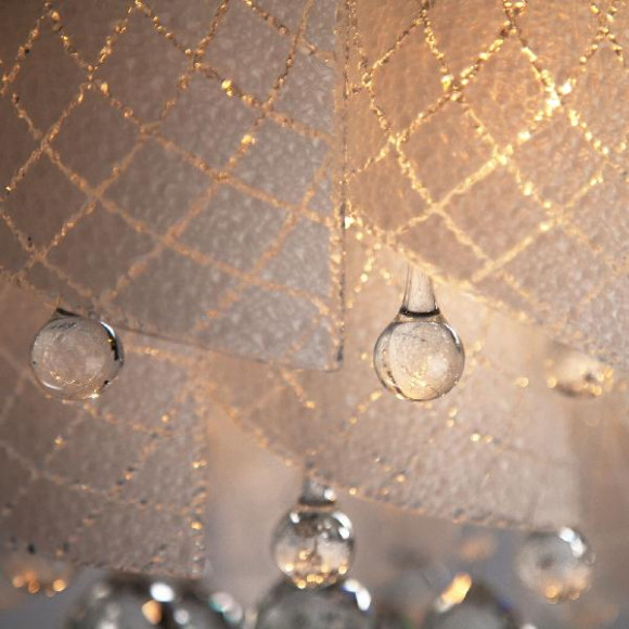 Потолочная люстра Cascade 80117/8 хром/белый