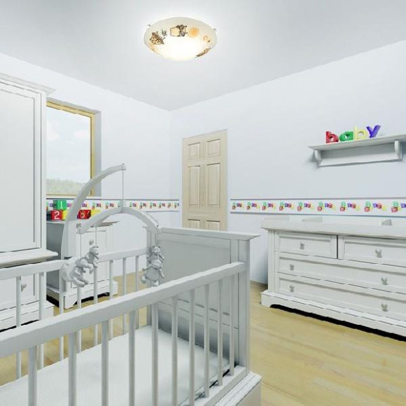 Настенно-потолочный светильник Ovi 2067/BL