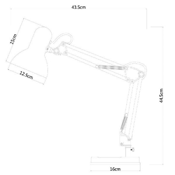 Офисная настольная лампа Junior A1330LT-1WH Офисная настольная лампа Junior A1330LT-1WH