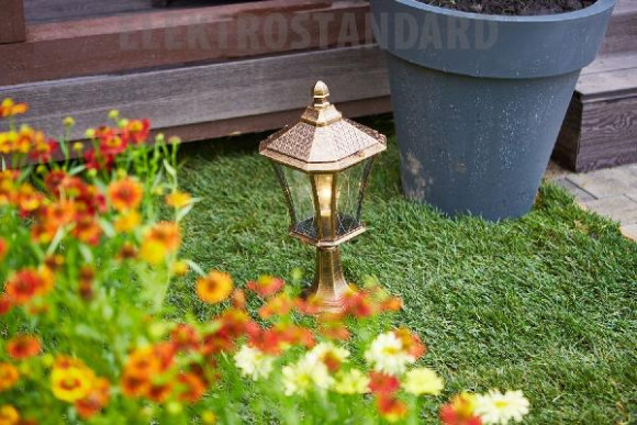 Наземный фонарь Virgo черное золото GLXT-1450S