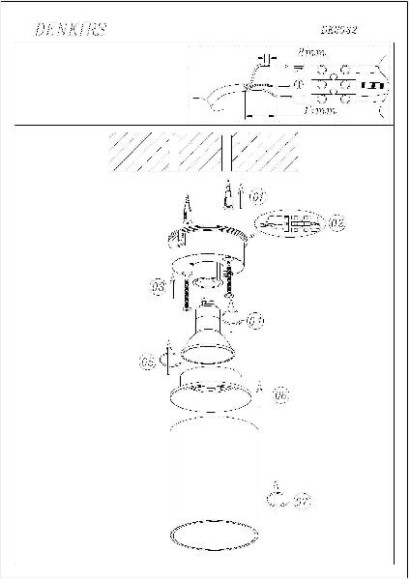 Точечный светильник  DK2032-WH