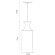 Подвесной светильник Caraffa A4971SP-1CC