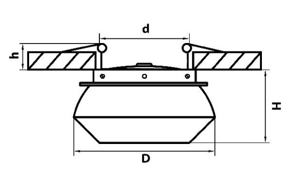 Точечный светильник ORBE 051309