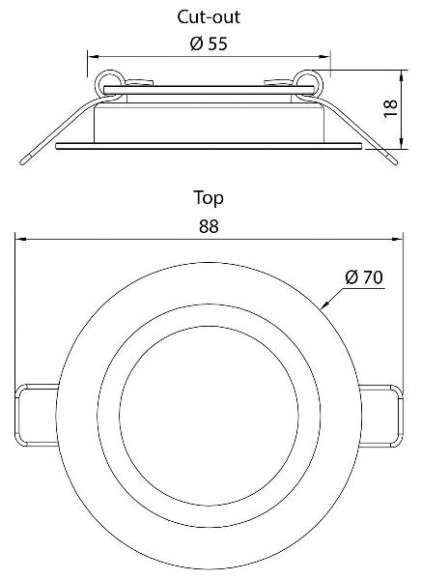 Точечный светильник  565128