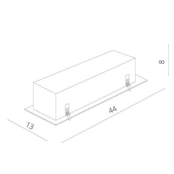 Точечный светильник Cardani  Piccolo A5941PL-4SI