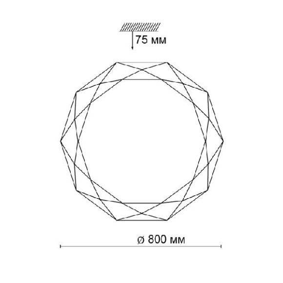Потолочный светильник Tora 2012/ML