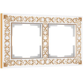 Рамка Antik белое золото WL07-Frame-02 Рамка Antik белое золото WL07-Frame-02