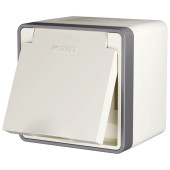 Розетка Накладные механизмы Gallant слоновая кость WL15-02-04