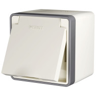 Розетка Накладные механизмы Gallant слоновая кость WL15-02-04