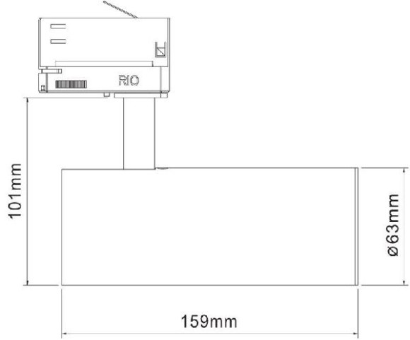 Трековый светильник Luna 707025 Трековый светильник Luna 707025