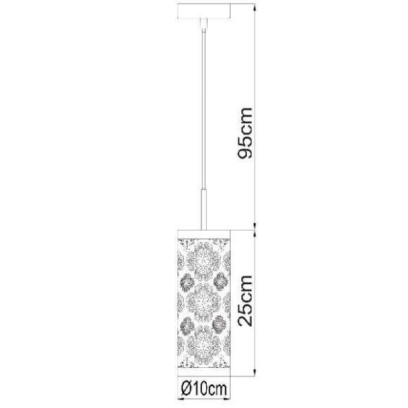 Подвесной светильник Maestro A2031SP-1WA