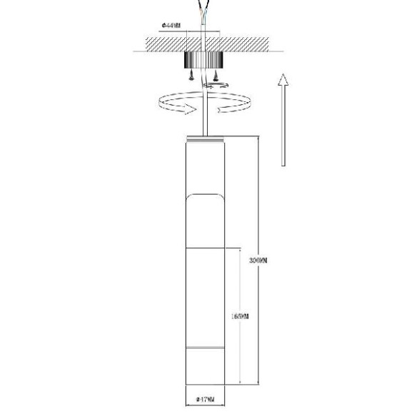 Трековый светильник Orion A2514PL-1BK