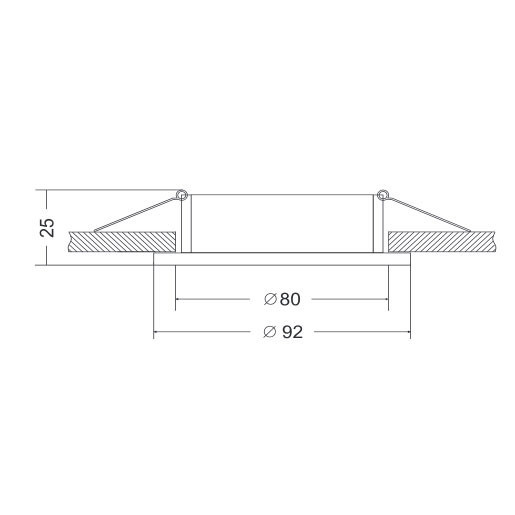 Точечный светильник Atom DL023-2-01S