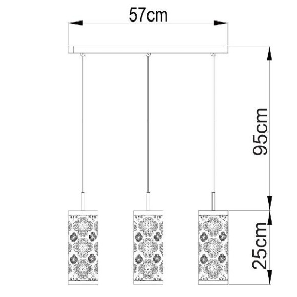 Подвесной светильник Maestro A2031SP-3WA