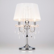 Интерьерная настольная лампа 2045 2045/3T хром/белый