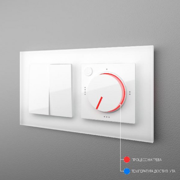 Терморегулятор Встраиваемые механизмы белые W1151101