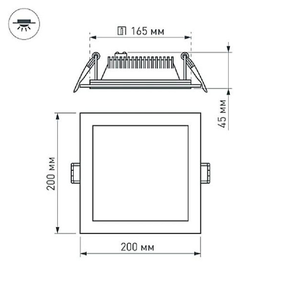 Точечный светильник LT 015573