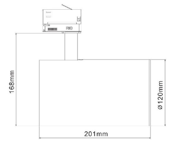 Трековый светильник Luna 707029 Трековый светильник Luna 707029