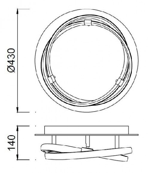 Потолочная люстра Infinity 5382 Потолочная люстра Infinity 5382