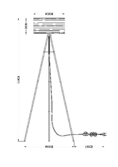Торшер Murcia 15343S