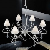 Подвесная люстра Chic 1831/6 Bianco lucido 502 Подвесная люстра Chic 1831/6 Bianco lucido 502