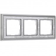 Рамка Palacio Gracia хром/белый WL77-Frame-03