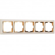 Рамка Snabb слоновая кость/золото WL03-Frame-05-ivory-GD