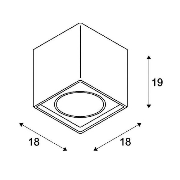 Точечный светильник Plastra 148081