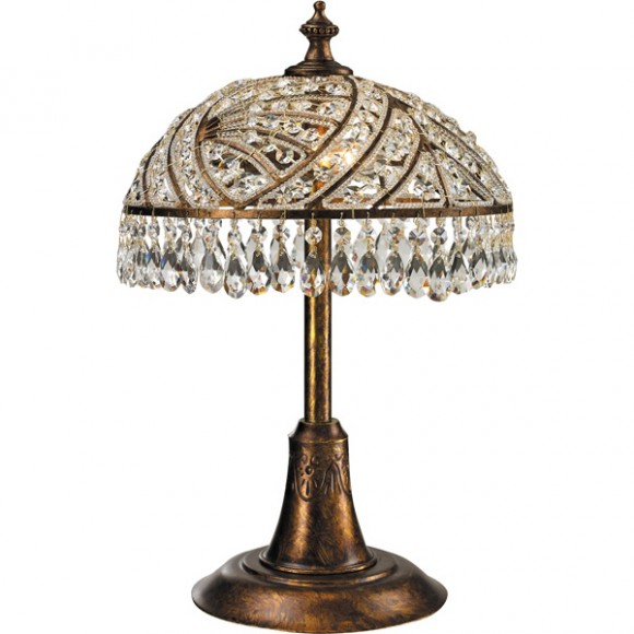 Интерьерная настольная лампа 650 650-02-49 spanish bronze