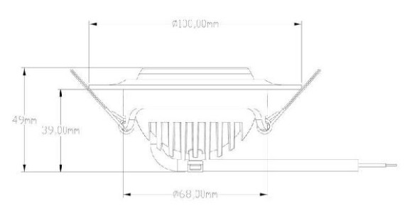 Точечный светильник Saturn 565200