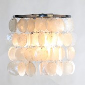 Настенный светильник Sandra 60084/2 хром/перламутр