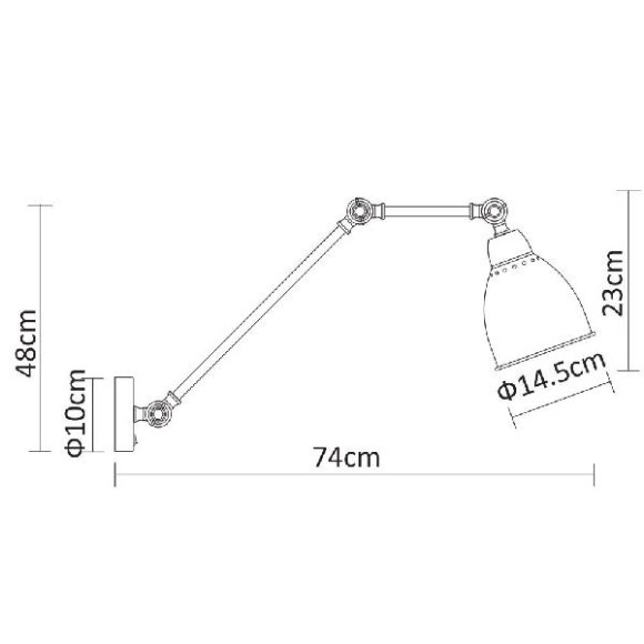 Бра Braccio A2055AP-1BK
