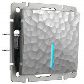 Выключатель Встраиваемые механизмы Hammer серебряные W1212106 Выключатель Встраиваемые механизмы Hammer серебряные W1212106