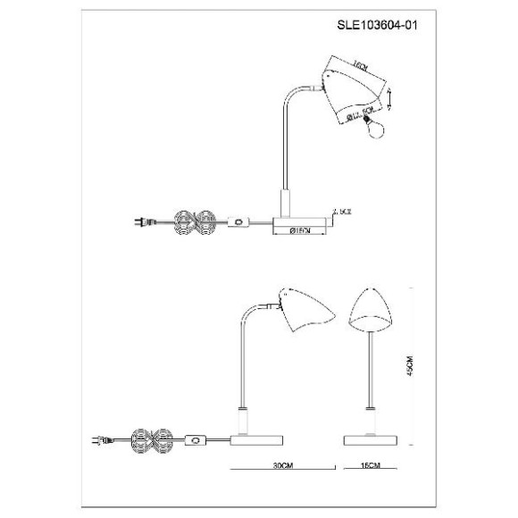 Интерьерная настольная лампа Satta SLE103604-01