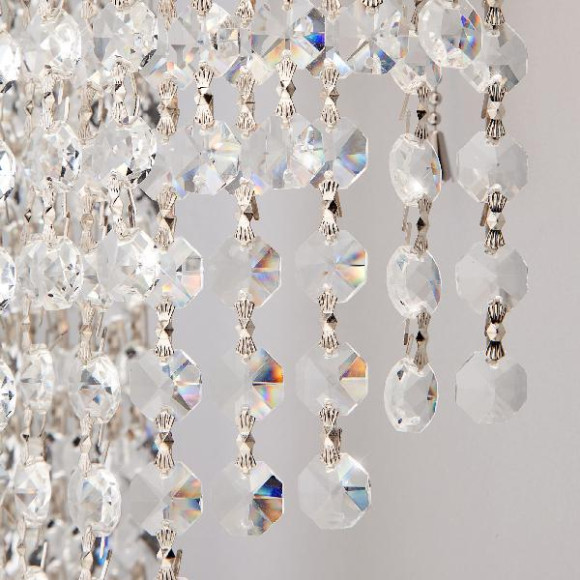 Настенный светильник 3102 3102/2 хром / прозрачный хрусталь Настенный светильник 3102 3102/2 хром / прозрачный хрусталь