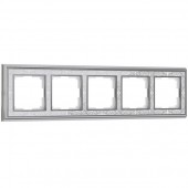 Рамка Palacio Gracia хром/белый WL77-Frame-05