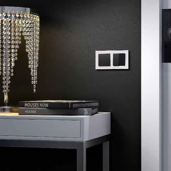 Выключатель Встраиваемые механизмы черные W1122008