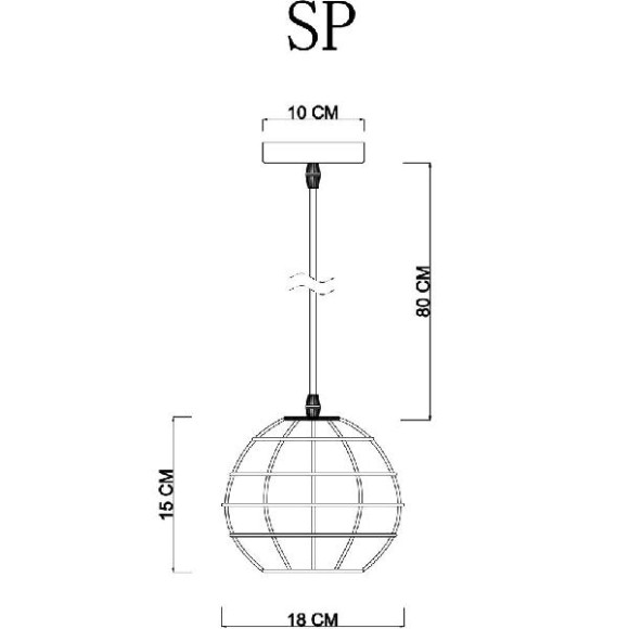 Подвесной светильник Spider A1110SP-1WH