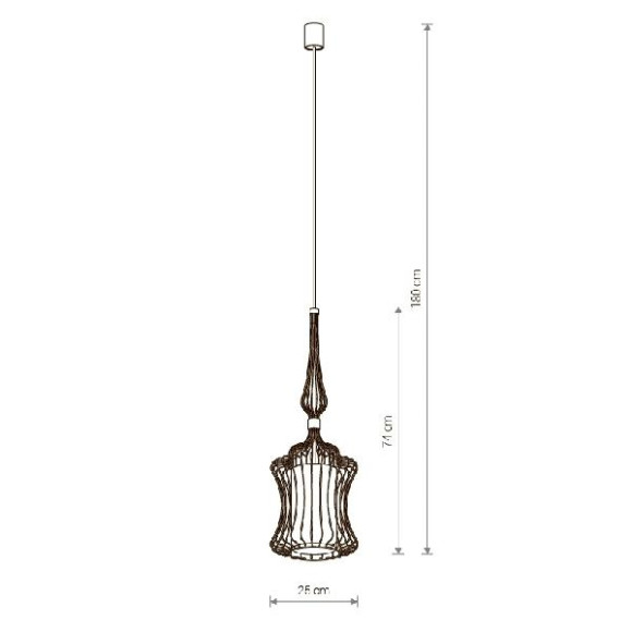 Подвесной светильник Abi 8868