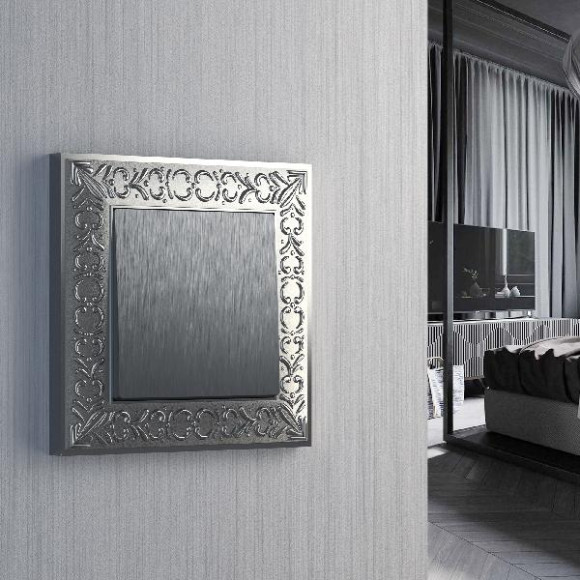 Запчасть Встраиваемые механизмы серебряный рифленый WL09-SW-1G-C-CP