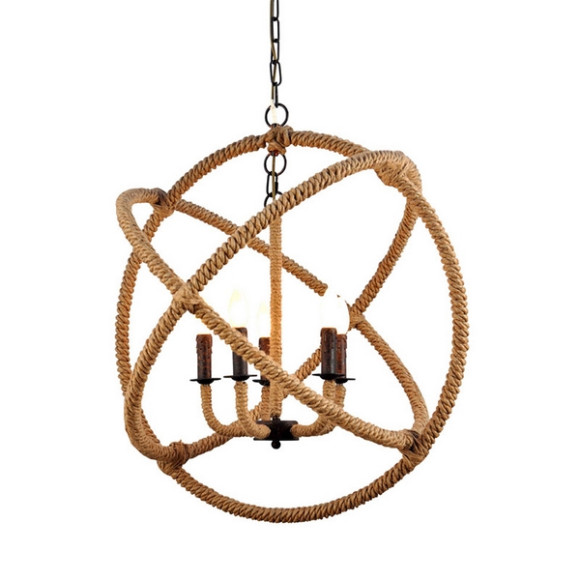 Подвесная люстра Rope CH035-5-LRR