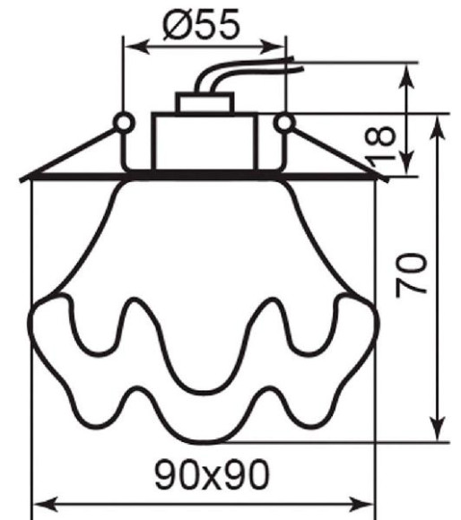Точечный светильник  18491