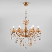 Подвесная люстра Escada 10109/6 бронза/тонированный хрусталь Strotskis
